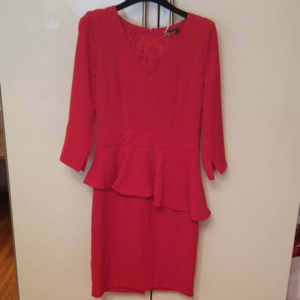 Sinequanone Peplum Midi Dress